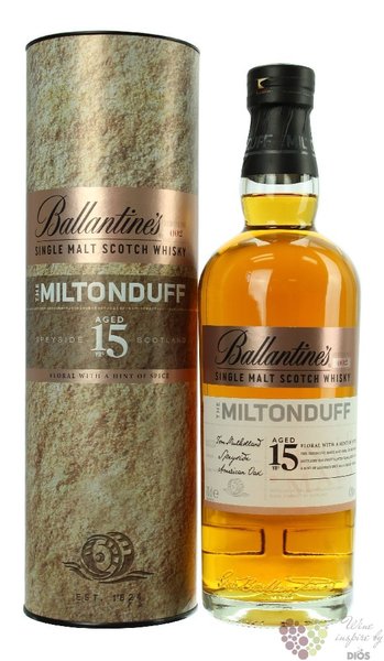 Ballantines Series 002  Miltonduff  aged 15 years single malt Speyside whisky 40% vol.  0.70 l