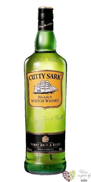 Cutty Sark blended Scotch whisky Berry Bros &amp; Rudd 40% vol.  0.05 l
