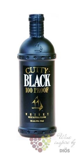 Cutty Sark  Black  100 proof blended Scotch whisky by Berry Bros &amp; Rudd 50% vol.    0.70 l