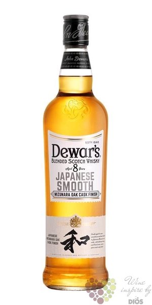 Dewars „ Japanese Smooth ” aged 8 years Scotch whisky 40% vol.  0.70 l