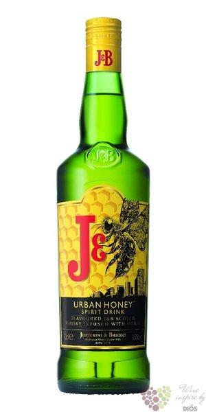 J&amp;B  Urban Honey  flavored blended Scotch whisky 35% vol.    0.70 l