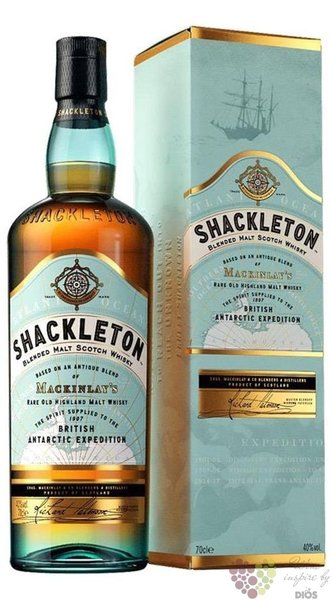 Mackinlays rare old  Shackleton  Highland malt whisky 40% vol.  0.70 l