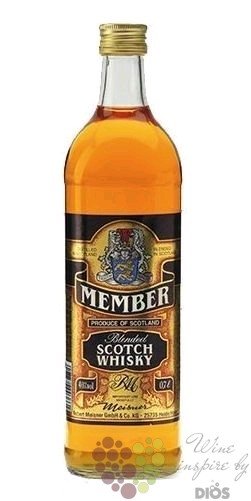 Member blended Scotch whisky 40% vol.    0.70 l