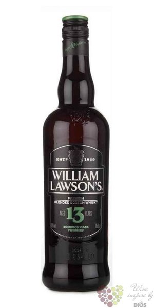 William Lawsons aged 13 years Scotch whisky 40% vol.   1.00 l