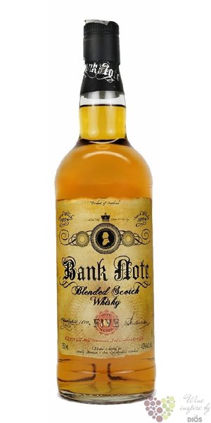Bank Note blended Scotch whisky 43% vol.   0.70 l
