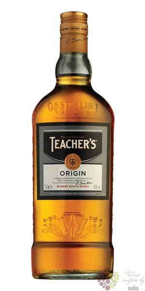 Teacher´s „ Origin ” blended Scotch whisky 40% vol.  1.00 l