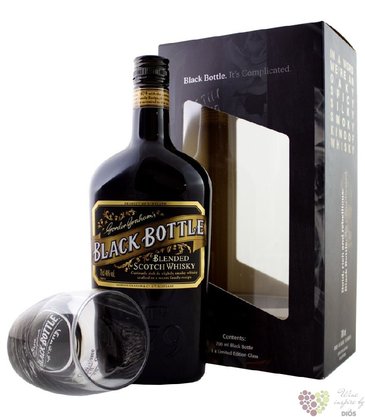 Black Bottle glass pack blended Scotch whisky 40% vol.  0.70 l