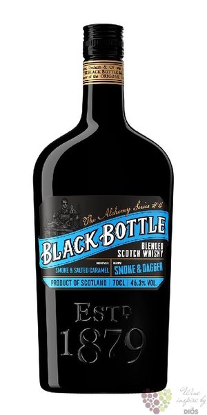 Black Bottle Alchemy  Smoke &amp; Dagger  Scotch whisky 46.3% vol.  0.70 l