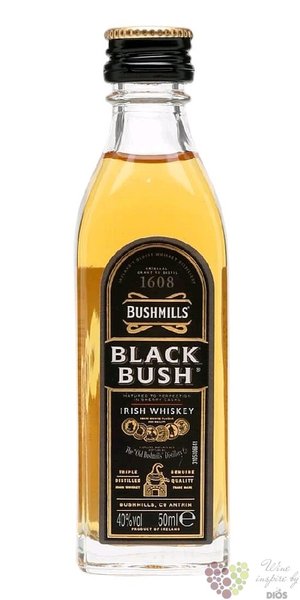 Bushmills  Black Bush  premium Irish whiskey 40% vol.  0.05 l