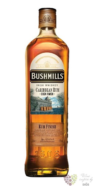 Bushmills  Caribbean rum cask  Irish whiskey 40% vol.  0.70 l