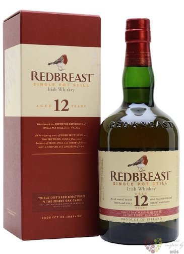 RedBreast 12 years old pure pot still Irish whiskey 40% vol.  0.70 l