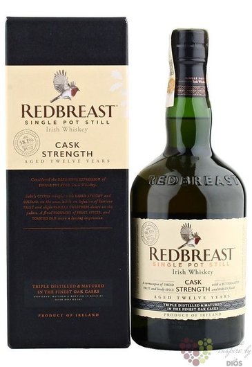 RedBreast  Cask strength edition  aged 12 years Irish whiskey 58.1% vol.  0.70 l