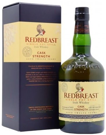 RedBreast  Cask strength edition  aged 12 years Irish whiskey  57.2% vol.  0.70 l