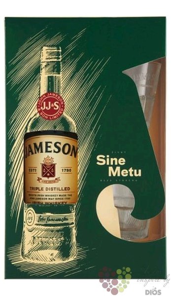 Jameson glass set ed.2020 blended Irish whiskey 40% vol.  0.70 l