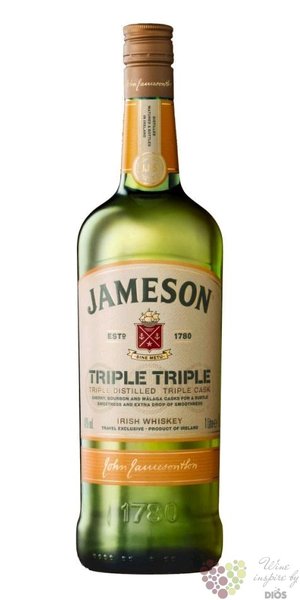Jameson  Triple Triple  premium Irish whiskey 40% vol.  1.00 l