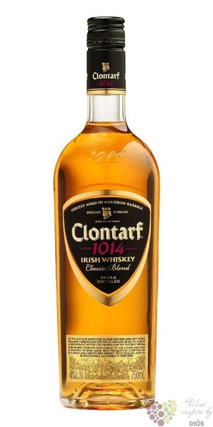 Clontarf 1014  Classic blend  Irish blended whiskey 40% vol.  0.70 l