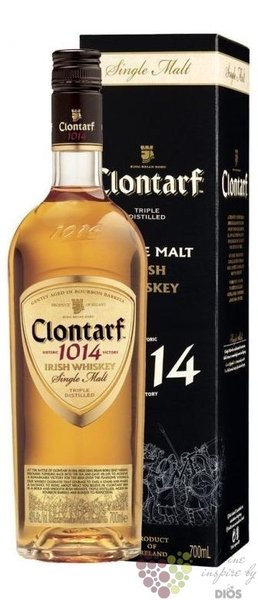 Clontarf 1014 single malt Irish whiskey 40% vol.   0.70 l