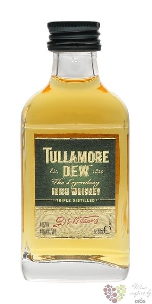 Tullamore Dew legendary Irish blended whiskey 40% vol.    0.05 l
