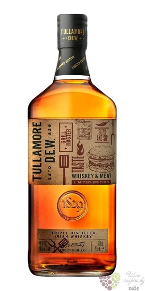 Tullamore Dew  Whiskey &amp; Meat  Irish blended whiskey 40% vol.  0.70 l