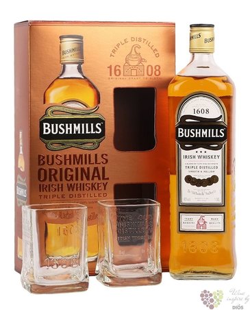 Bushmills  Original  2glass pack blended Irish whiskey 40% vol.  1.00 l