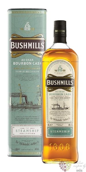 Bushmills Steamship III.  Bourbon cask  single malt Irish whiskey 40%vol.  1.00 l