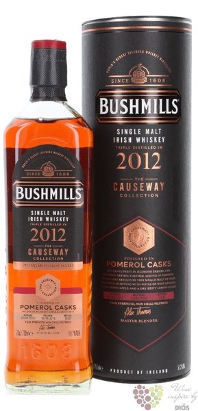 Bushmills Causeway collection 2012  Pomerol cask  Irish whiskey 54.2% vol.  0.70 l