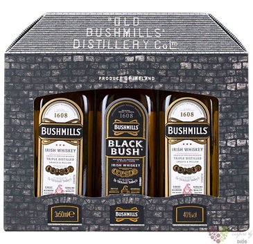 Bushmills  Special Set  blended Irish whiskey 40% vol.  3x0.05 l