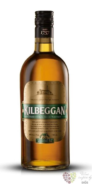 Kilbeggan Traditional Irish whiskey 40% vol.  1.00 l
