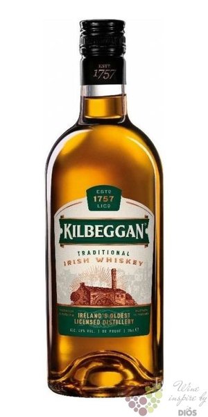 Kilbeggan  Traditional  Irish blended whiskey 40% vol.  0.7l