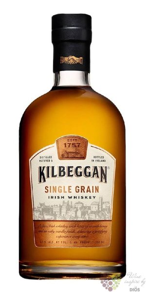 Kilbeggan Single grain Irish whiskey 40% vol.  0.70 l