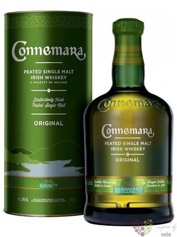 Connemara  Original  gift box peated single malt Irish whiskey 40% vol.  0.70l