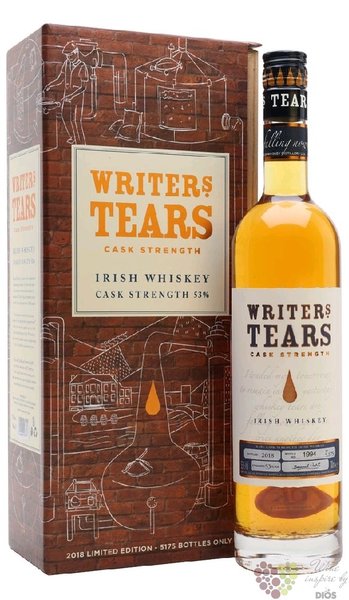 Writers tears  Cask strength edition 2018  pot still Irish whiskey 53% vol. 0.70 l