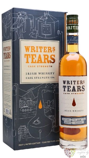 Writers tears  Cask strength edition 2017  pot still Irish whiskey 53% vol. 0.70 l