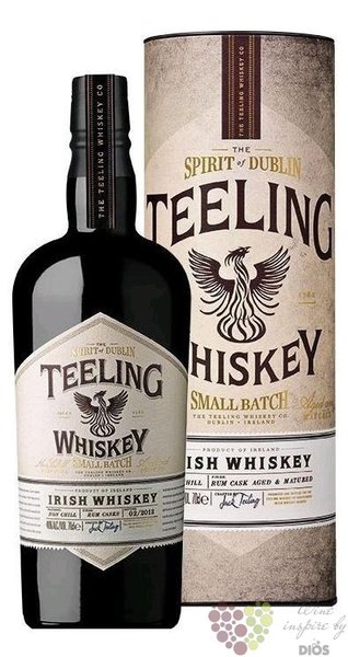 Teeling  Small batch rum cask  gift box Irish whiskey 46% vol.  0.70 l
