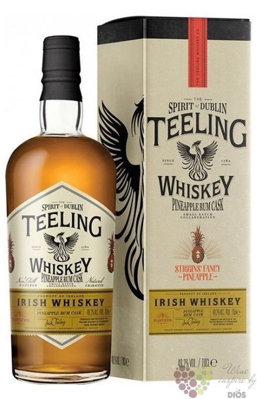 Teeling Collaboration  Plantation rum Pineaple cask  Irish whiskey 49.2% vol.  0.70 l