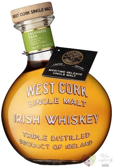 West Cork  Maritime Calvados cask  Single malt Irish whisky  43% vol.  0.70 l