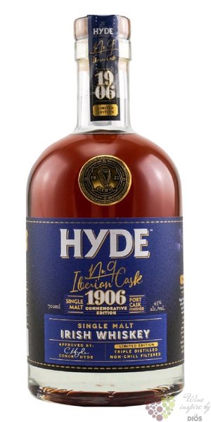 Hyde  no.9 Iberian cask 1906  Irish whiskey 43% vol. 0.70 l