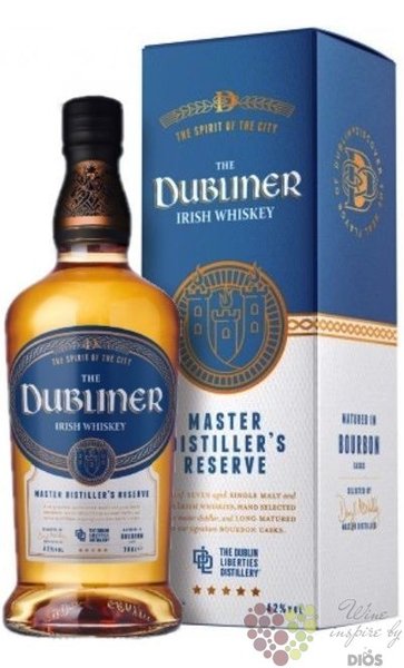 Dubliner  Master distilers reserve  Irish whiskey 42% vol.  0.70 l