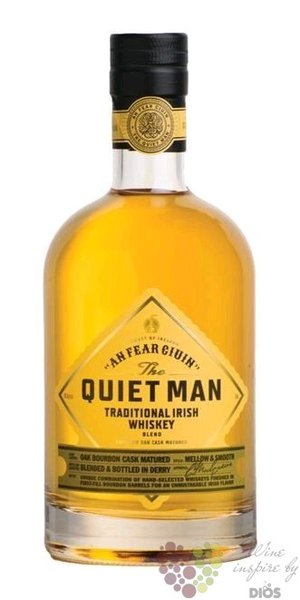 Quiet man  Traditional  blended Irish whiskey 40% vol.  0.70 l