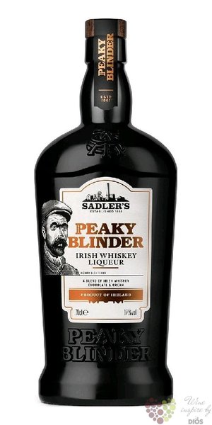 Peaky Blinder Irish whiskey cream liqueur Sadlers 17% vol.  0.70 l