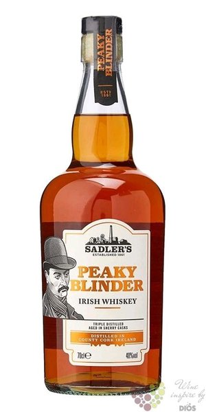 Peaky Blinder small batch Irish whiskey by Sadlers 40% vol.  0.70 l