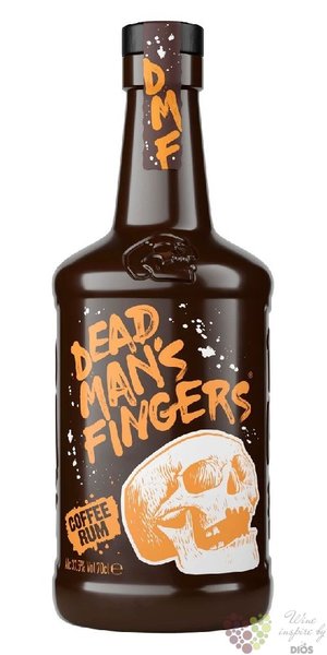 Dead mans fingers  Coffee  flavored Caribbean rum 37.5% vol.  0.70 l