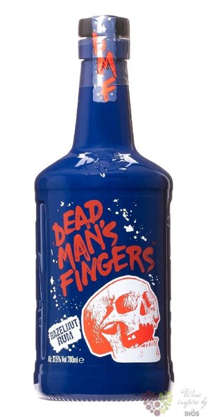 Dead mans fingers  Hazelnut  flavored caribbean rum 37.5% vol.  0.70 l