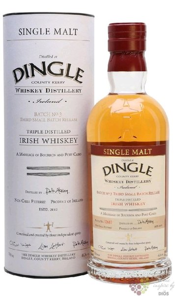 Dingle  Small Batch.4  single malt Irish whiskey 46.5% vol.  0.70 l