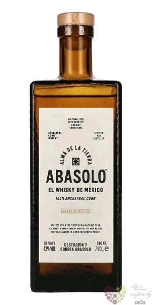 Abasolo Mexican corn whiskey 43% vol. 0.70 l