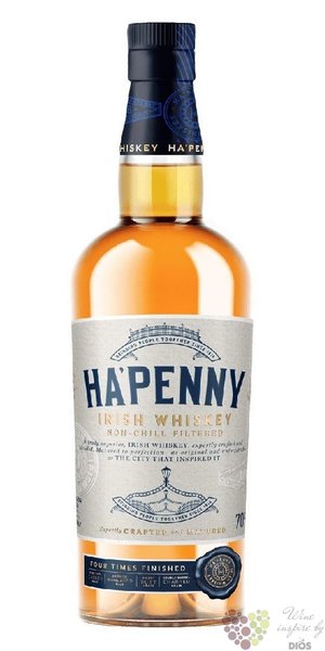 Hapenny Dublin  Four Casks  Irish whiskey 43% vol.  0.70 l
