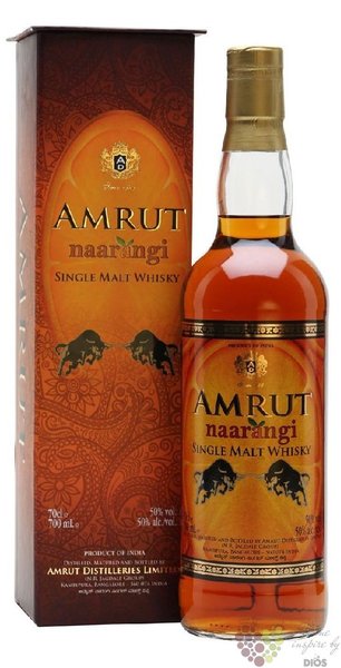 Amrut  Naarangi  single malt Indian whisky 50% vol.  0.70 l