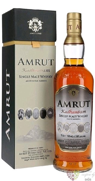 Amrut  Kadhambam 3ed  single malt Indian whisky 50% vol.  0.70 l