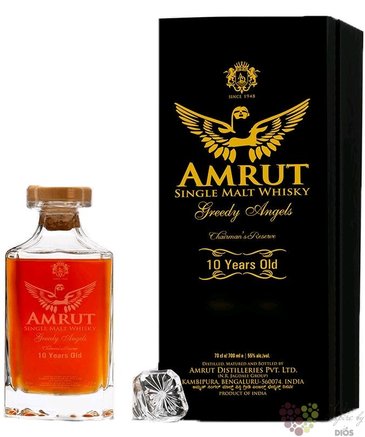 Amrut  Greedy Angels batch. 1  10 years old bott. 2019 Indian whisky 55% vol.  0.70 l