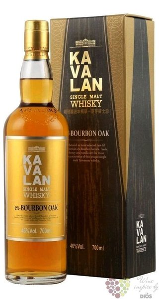 Kavalan  ex - Bourbon oak  single malt Taiwanese whisky 46% vol.    0.70 l